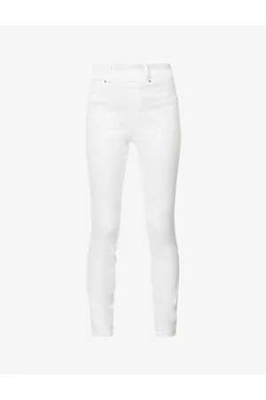 Spanx Womens Ankle Skinny High-Rise Stretch-Denim Jeans Xl
