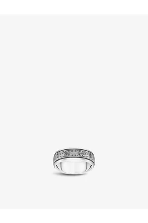 Thomas Sabo Womens Ornament Sterling-Silver Ring S