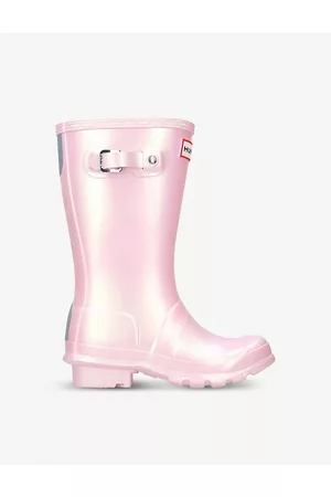 Hunter Original Nebula Iridescent Rubber Wellies 7-10 Years Eur 33 / 1 Uk Adult
