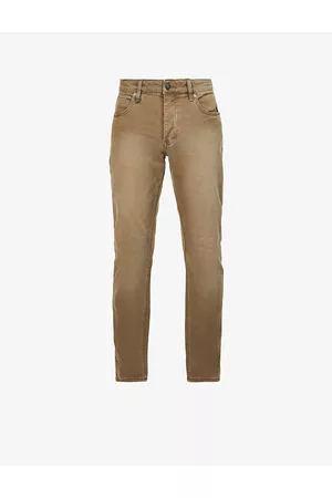 NEUW Mens Lou Brand-Patch Slim-Fit Stretch-Denim Jeans 28/32