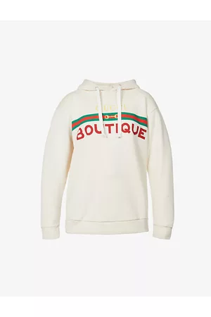 Gucci Boutique graphic-print cotton-jersey hoody