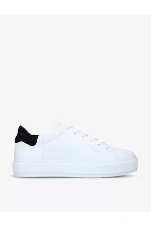 Kurt Geiger Mens Laney Platform Leather Trainers Eur 40 / 6 Uk Men