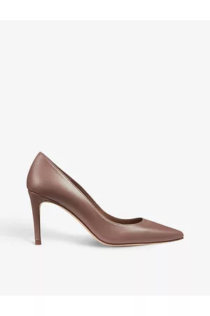 LK Bennett Womens Floret Pointed-Toe Leather Courts Eur 35 / 2 Uk Women