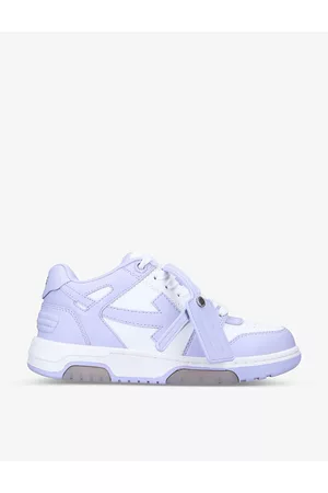 OFF-WHITE Womens Ooo Low-Top Leather Trainers Eur 35 / 2 Uk Women