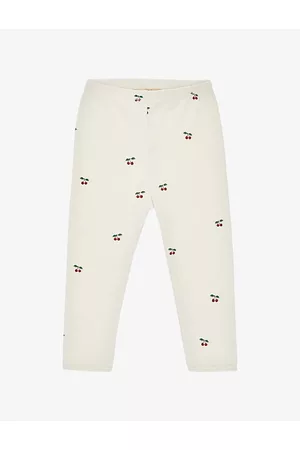 Konges Sløjd Print Elasticated Cotton Leggings 0-3 Months Newborn