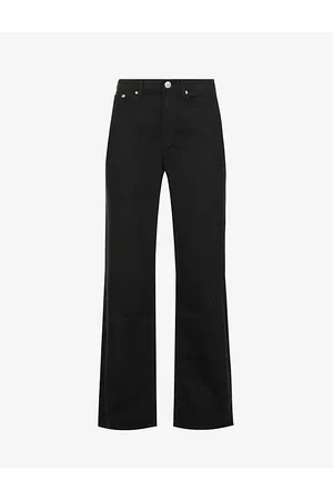 RAG&BONE Womens Logan Wide-Leg High-Rise Cotton-Blend Jeans 23