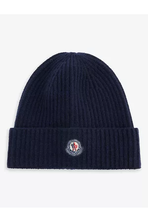 Moncler Logo-patch wool beanie 4-14 years
