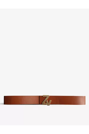 Zadig & Voltaire Womens Zv Initiale Leather Belt S