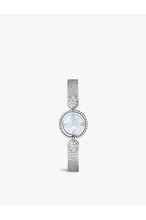 Boucheron Wa015704 Serpent Bohème Stainless-Steel, 0.6ct Diamond and Mother-Of-Pearl Watch 1 Size