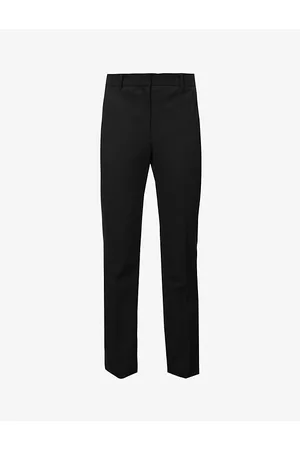 Joseph Womens Coleman Stretch-Gabardine Straight Leg Trousers 6