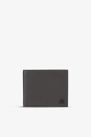 Christian Louboutin Coolcard Logo-plaque Croc-embossed Leather Wallet in  Black for Men