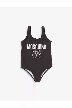 Moschino Girls Kids Milano Logo-print Swimsuit 4-12 Years 4 Years