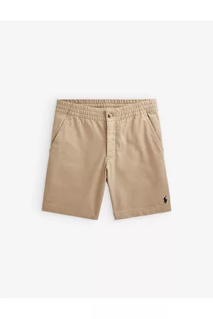 Ralph Lauren Boys Kids Logo-embroidered Stretch-cotton Shorts 8-16 Years 8 Years