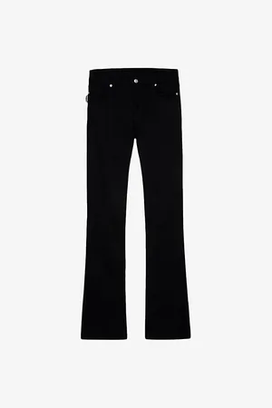 Zadig & Voltaire Womens Eclipse Flared-Leg Low-Rise Stretch Jeans 29