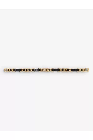 Maje Women Belts - Womens Chain Gold-plated Brass Leather Belt 8