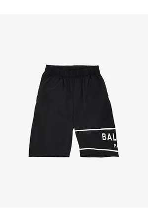 Balmain Boys Kids Logo-print Swim Shorts 8-14 Years 10 Years