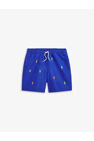 Ralph Lauren Boys Kids Traveller Logo-embroidered Swimming Shorts 6-12 Years S