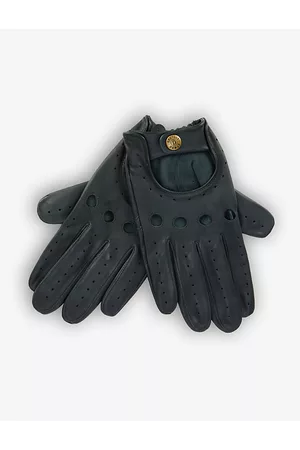 Dents Mens Delta Leather Driving Gloves L