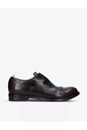 Officine creative Mens Anatomia Laceless Leather Derby Shoes Eur 40 / 6 Uk Men