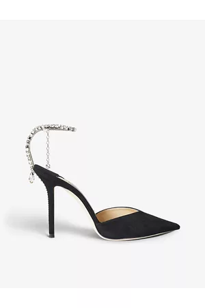 Jimmy Choo Womens Saeda Heeled Suede Courts Eur 36 / 3 Uk Women