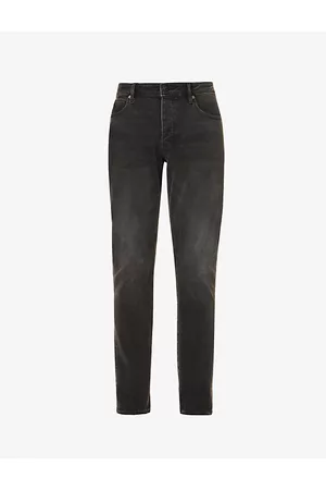 NEUW Mens Lou Slim Straight Mid-Rise Stretch-Organic Denim Jeans 30/32