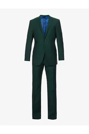 OZWALD BOATENG Mens Single-breasted Wool-blend Tuxedo Suit 36