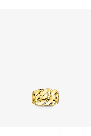 Thomas Sabo Links 18ct Yellow Gold-Plated Sterling Silver Ring S