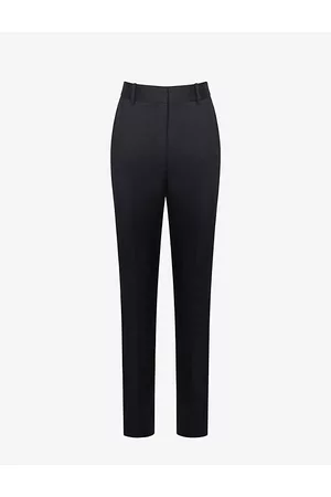 Reiss Womens Haisley Slim-Leg Wool-Blend Trousers 4