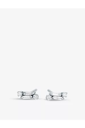 Suzanne Kalan Firework 18ct White-Gold and 0.14ct Diamond Street