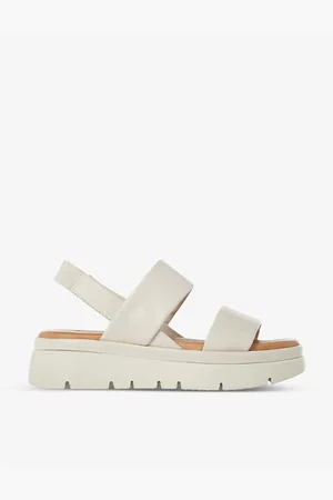 Dune Womens Location Padded Leather Flatform Sandals Eur 36 / 3 Uk Women