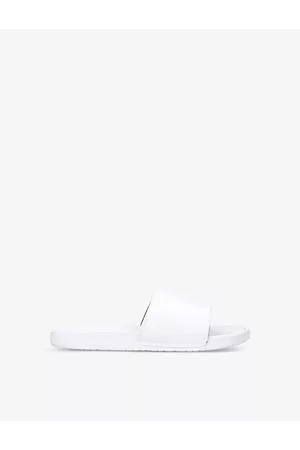 Ralph Lauren Boys Kids Cayson II Signature-logo Sliders Faux-leather Sliders 4-8 Years 10