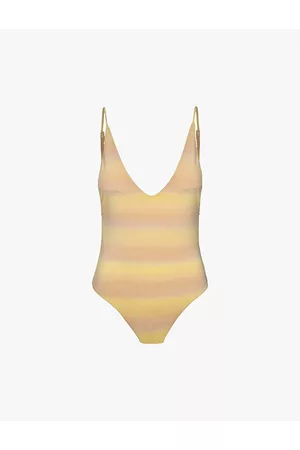 Rabens Saloner Womens Leora Tie-dye Swimsuit XS