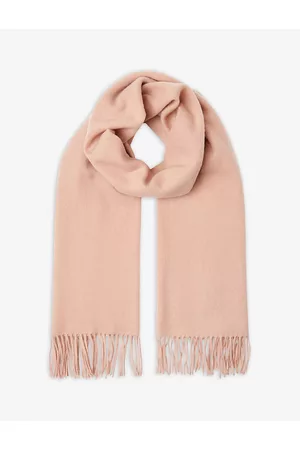 Whistles Womens Fringed Wool Scarf 1 Size
