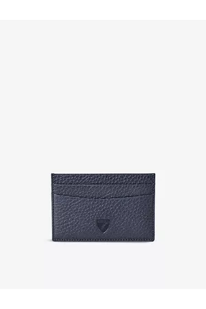 ASPINAL OF LONDON Womens Logo-Embellished Leather Card Holder
