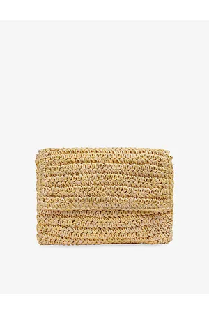 LK Bennett Women Clutches - Womens Klara Oversized Raffia Clutch bag 1 Size