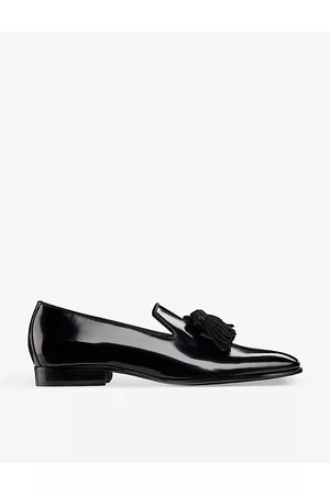 Jimmy Choo Mens Foxley Tassel Patent-Leather Loafers Eur 40 / 6 Uk Men