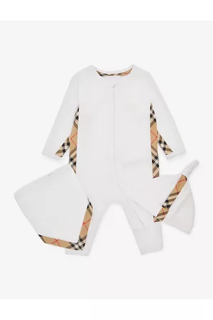 Burberry Sets - Claude Cotton Baby Hamper Gift set 1-6 Months 1 Month