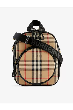 Burberry Girls Accessories - Girls Kids Print-check Cotton Cross-body bag 1SIZE