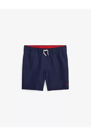 Ralph Lauren Boys Swim Shorts - Boys Kids Traveller Logo-embroidered Drawstring-waist Swim Shorts 2-14 Years 3 Years