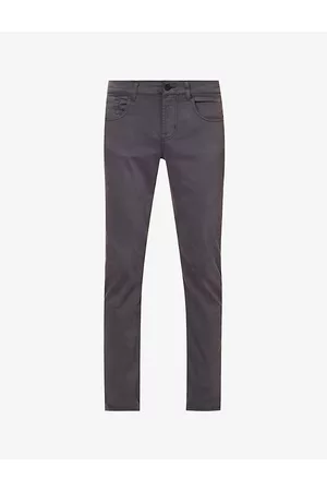 7 for all Mankind Mens Brand-Patch Belt-Loop Regular-Fit Stretch-Denim Jeans 28