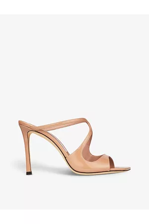 Jimmy Choo Womens Anise 95 Patent-Leather Heeled Sandals Eur 36 / 3 Uk Women