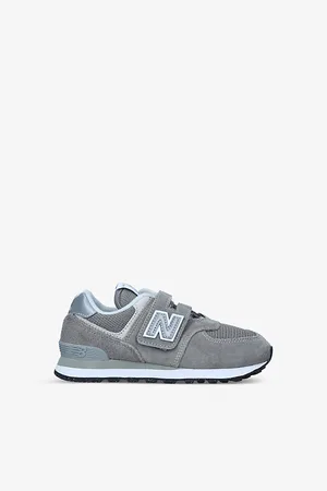 New Balance 574 Logo-Embossed Woven Low-Top Trainers 6-8 Years Eur 28 / 10 Uk Kids