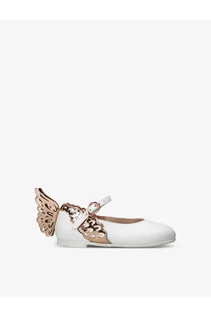 SOPHIA WEBSTER Evangeline Angel-Wing Leather Sandals 2-10 Years Eur 21 /5 Uk Kids