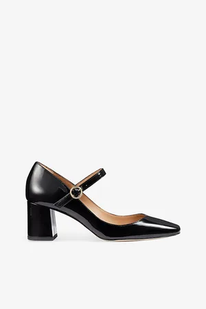 LK Bennett Womens Winter Patent-Leather Mary Jane Courts Eur 35 / 2 Uk Women