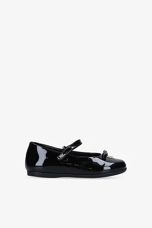 Dolce & Gabbana Vernice Dg-Logo Patent-Leather Ballet Flats 6 Months Eur 26 / 8.5 Uk Kids