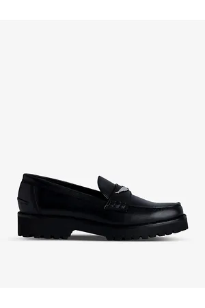 Zadig & Voltaire Womens Joecassin Leather Loafers Eur 38/5 Uk Women