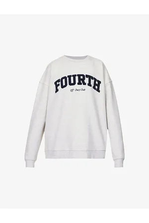 4th & Reckless Womens Fourth Cotton-Jersey Sweatshirt S