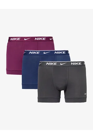 NIKE - Camo-print branded-waistband stretch-woven boxer briefs