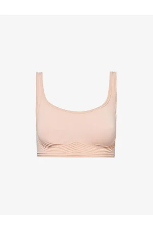 Wolford Womens Contour Skin Scoop-Neck Stretch-Woven Bra 34B