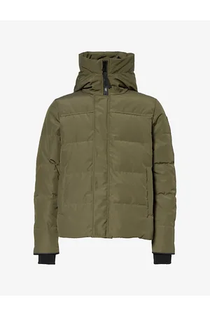 Canada Goose Mens Macmillan High-Neck Regular-Fit Woven-Down Parka Jacket S